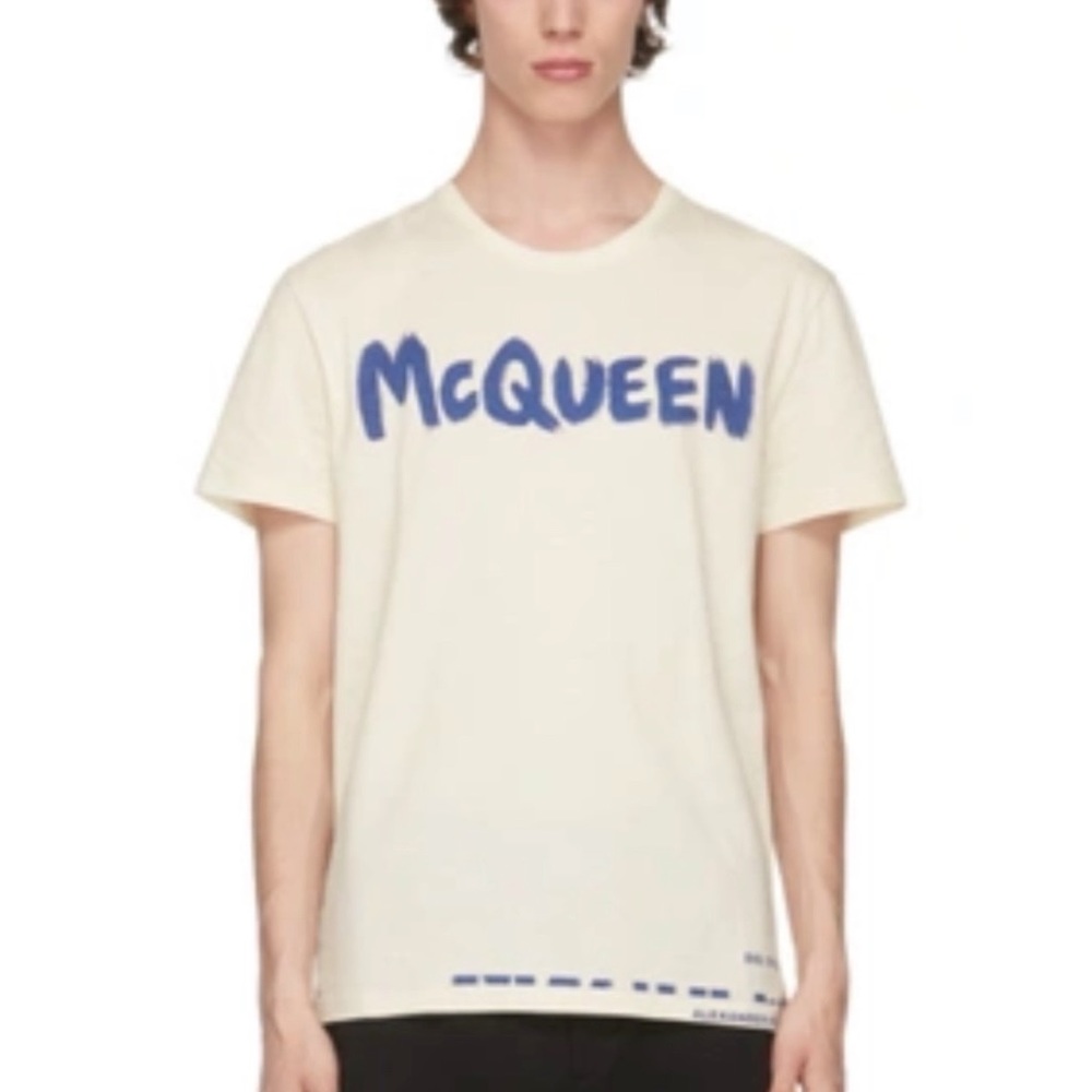 NWT Alexander McQueen Graffiti Short Sleeve